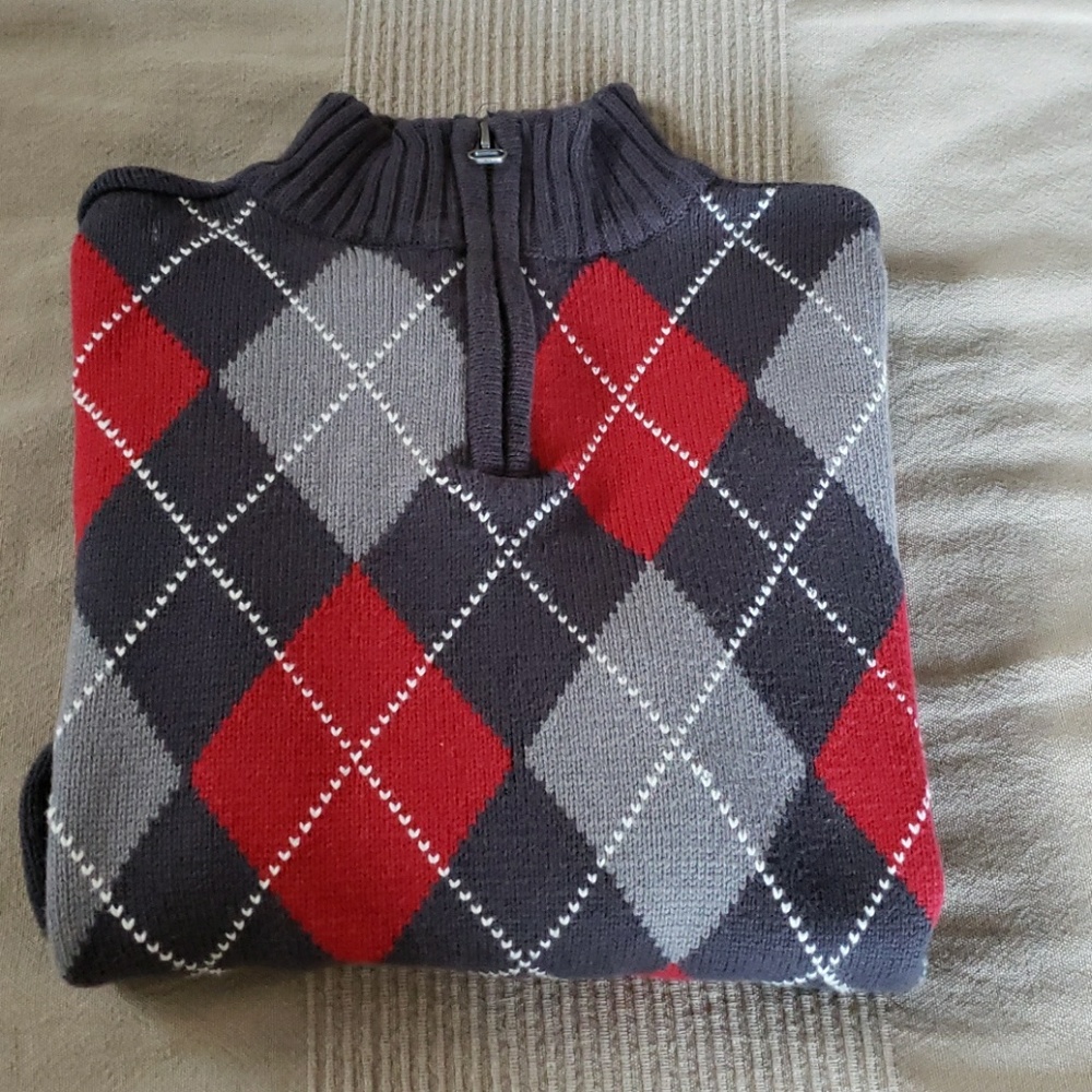 Like new boys argyle sweater